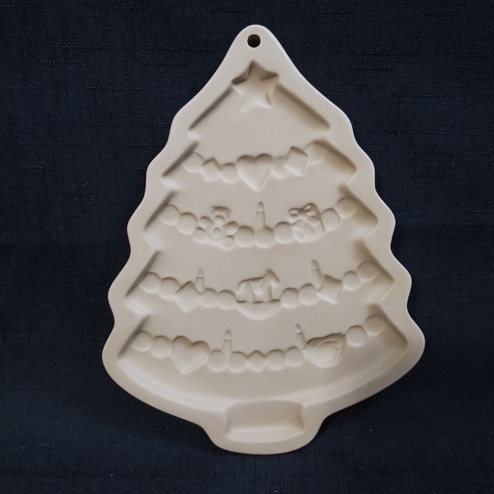 Vintage Brown Bag Cookie Mold Decorated Christmas Tree Hill Design Inc. 1986